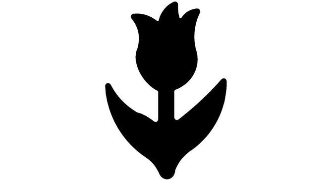 Motivlocher groß, Blume