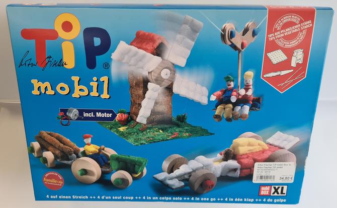 Fischer TIP Mobil XL ...das Naturprodukt zum spielen inklusive Motor !