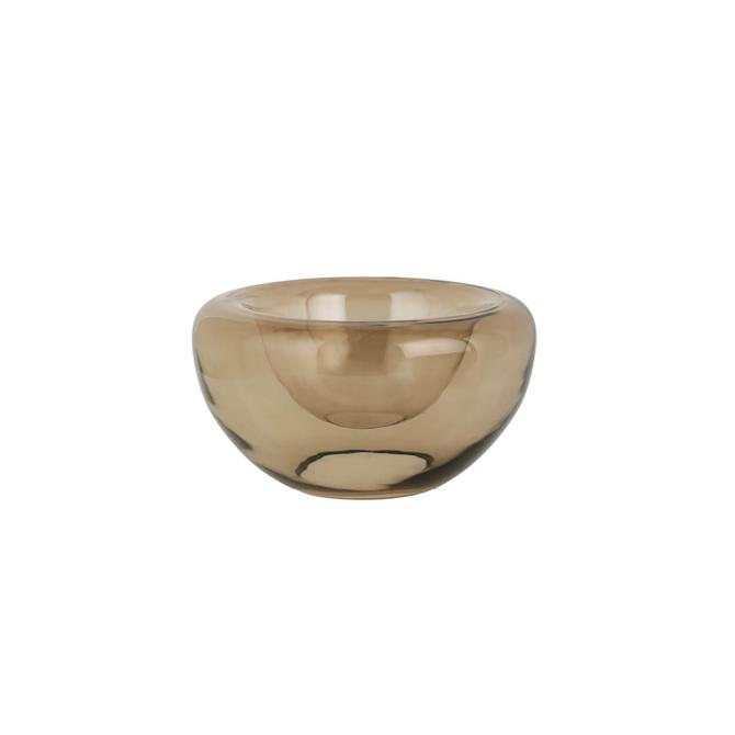 Opal Bowl klein in braun von Kristina Dam