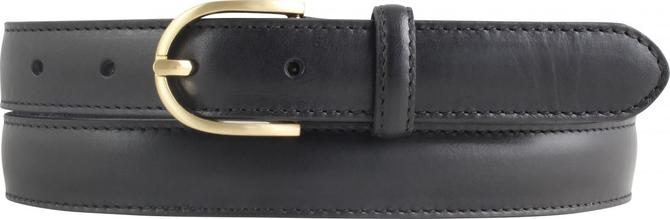 BRAZIL GÜRTEL LEDER 2,5cm Schwarz
