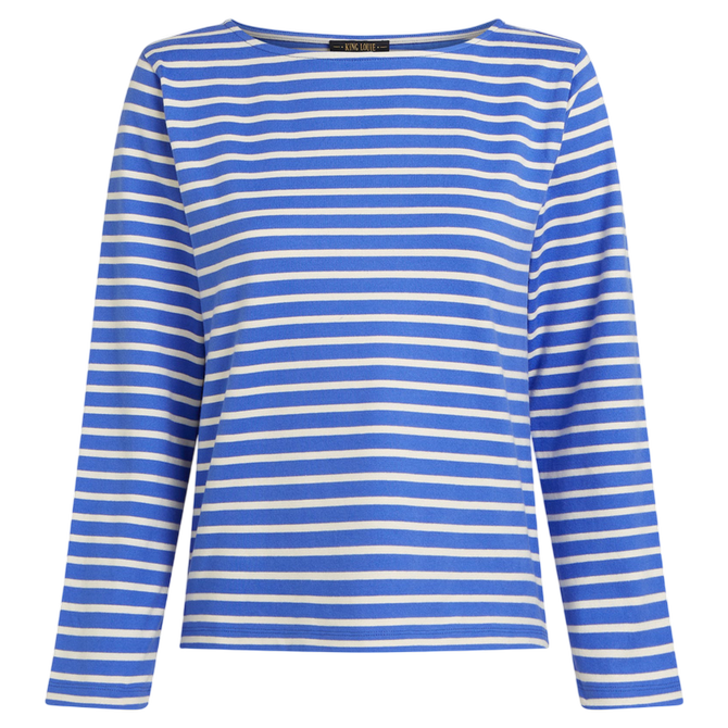 King Louie BOATNECK TOP BRITNEY STRIPE