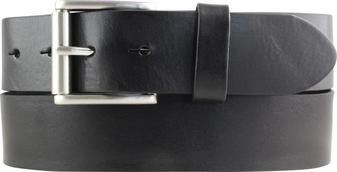 BRAZIL GÜRTEL VOLLRINDLEDER 4cm Schwarz