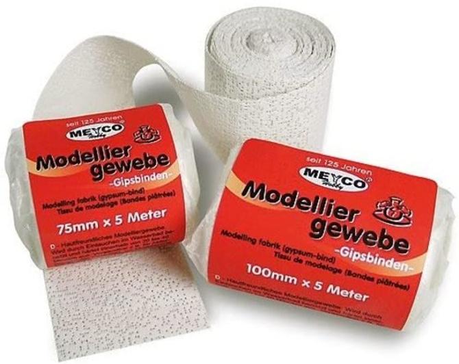 Modelliergewebe – Gipsbinden, 100 x 500 cm