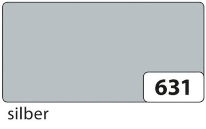 Plakatkarton 380 g/m², 48 x 68 cm, 10 Bogen, sillber