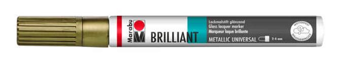 Marabu Brilliant Painter (Lackmalstift), 2-4 mm, gold