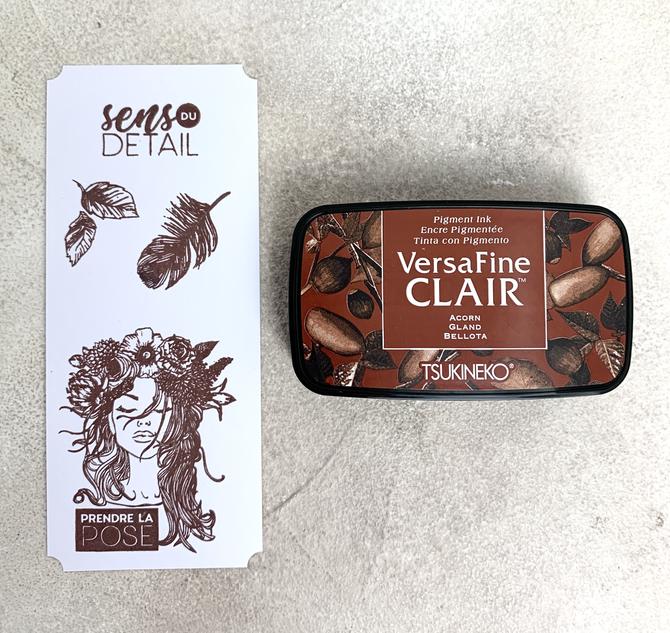 Versafine Clair Pigmenttintenkissen, "acorn",3,5x7,5cm,