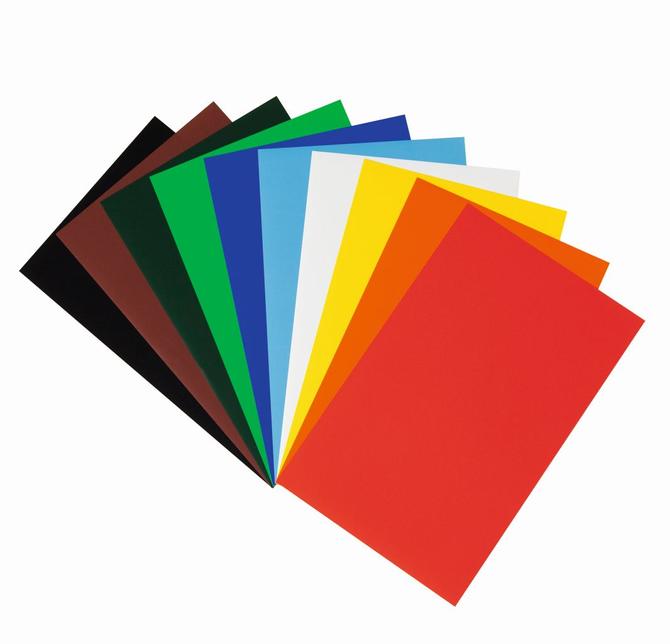 Buntpapier ungummiert, 35 x 50 cm, 50 Bogen