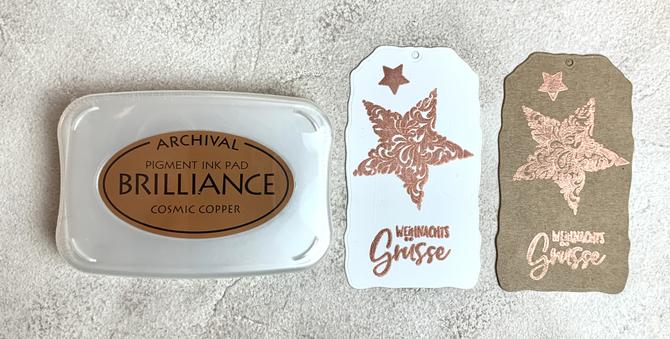 Brilliance Pigment Stempelkissen "Cosmic Copper" 6,5x9,5cm