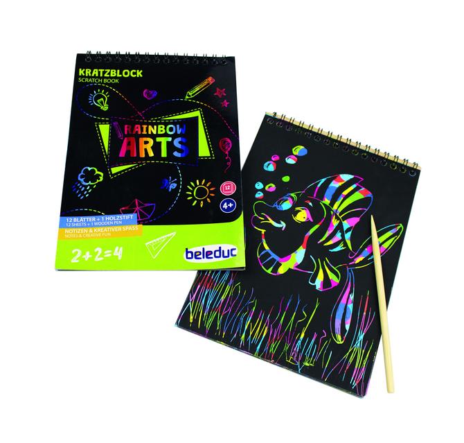 RAINBOWS ARTS - KRATZBLOCK ...einfach loskratzen und kreativ werden !