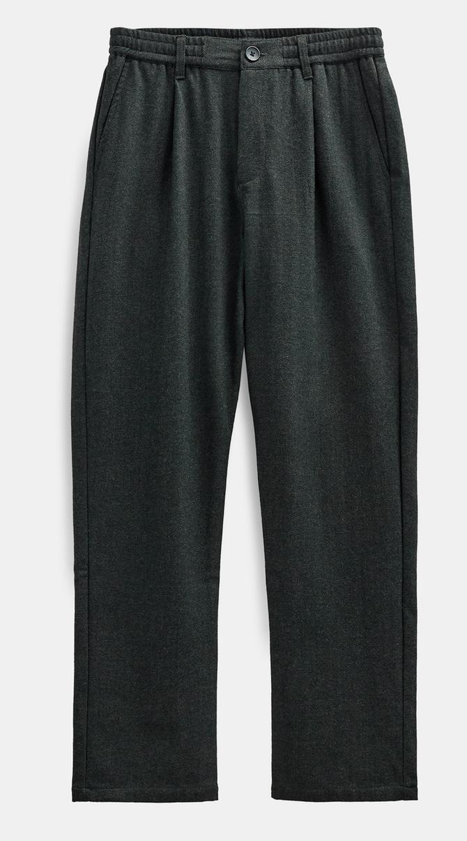 Anerkjendt AKJAN WOOL PANTS forest night