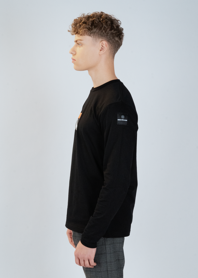 Longsleeve Xavier - schwarz