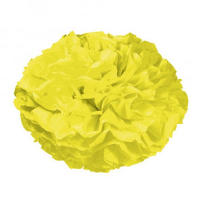 Papier Pompons citronengelb - 10 Bogen
