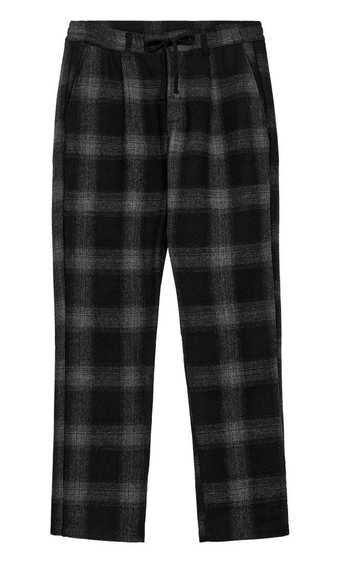 Anerkjendt AKJAN PLEAT CHECK WOOL PANTS