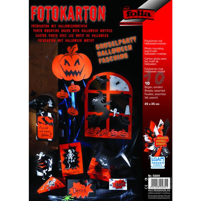 Halloweenmotivkarton 300 g/m², 25 x 35 cm