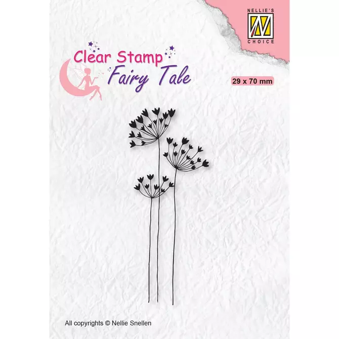 Clear Stamp "Doldenblüte", 3x7cm