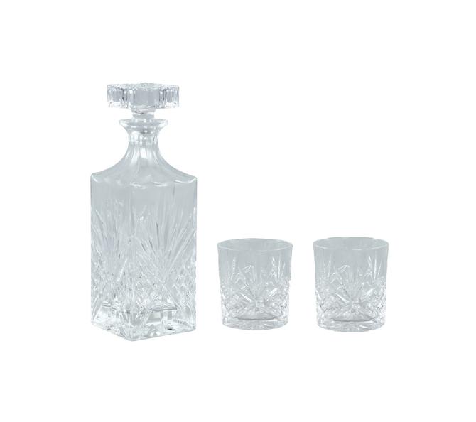 3 teiliges Whisky Set - Karaffe und 2 Gläser von PTMD