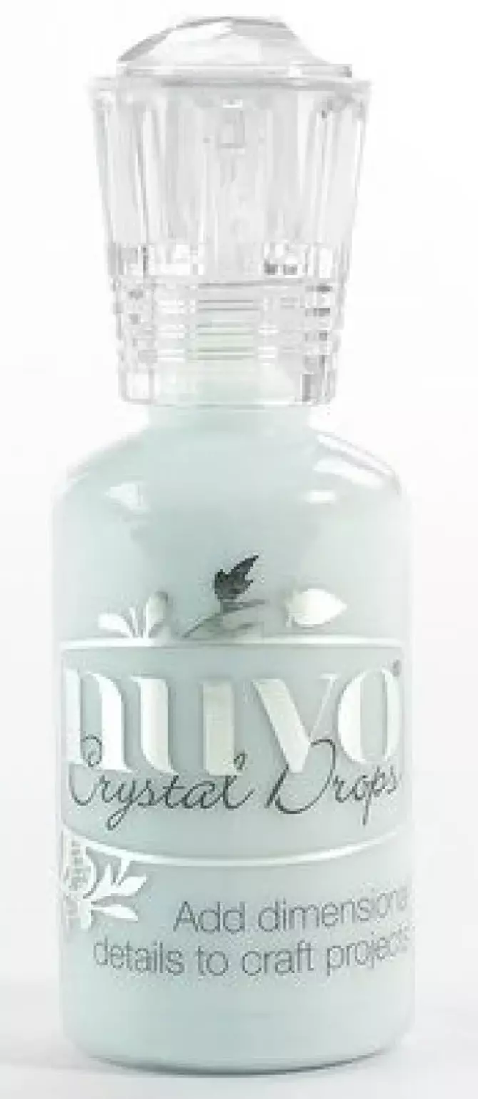 Chrystal Drops clear "duck egg blue ", flüssige Perlen, 30ml