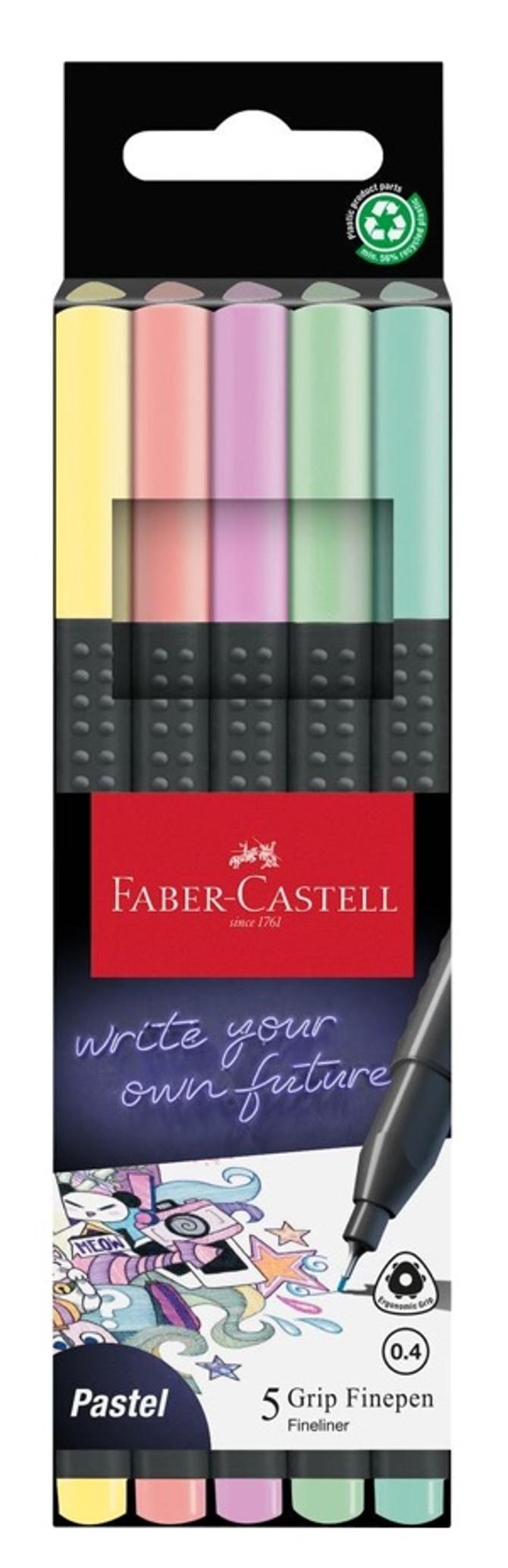 Fineliner Set "pastell", 5 tlg. 