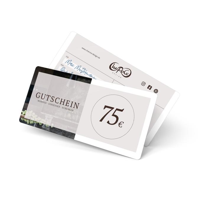 Geschenkgutschein über 75 Euro
