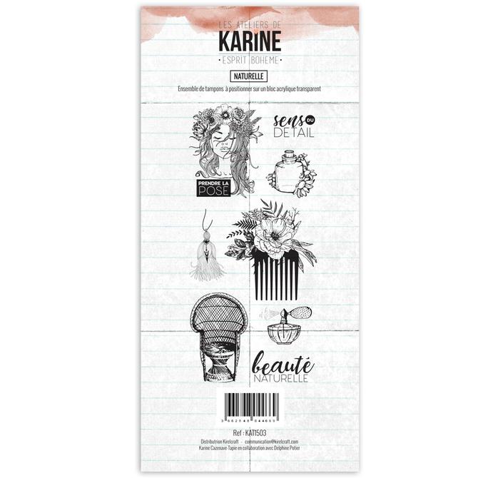 Clear stamps Set Esprit Boheme 1503 , 8-teilig , 10x20 cm 