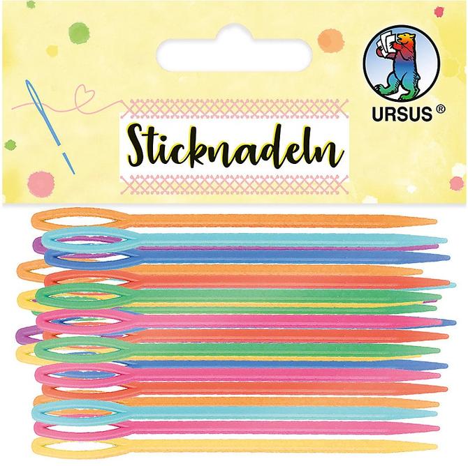 Sticknadeln, bunt gemischt