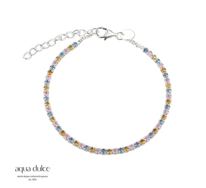 Aqua Dulce  PASTEL LOVE TENNIS BRACELET 5311