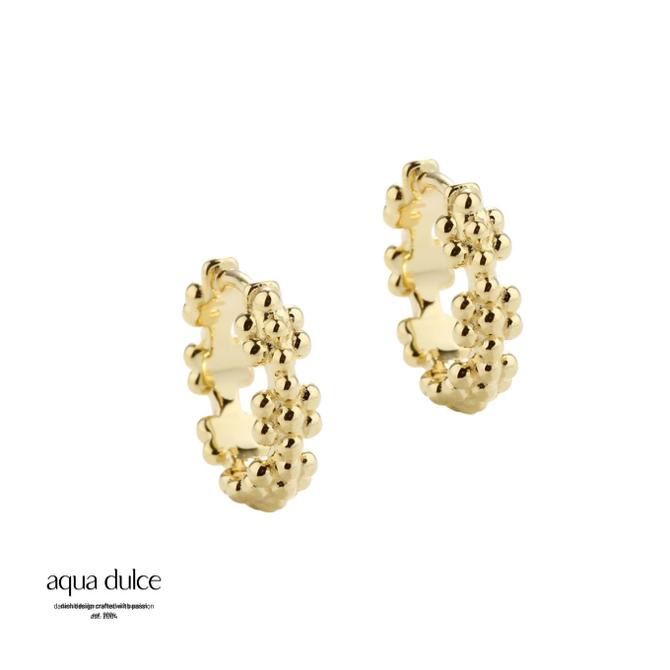 Aqua Dulce    LOTS OF FLOWERS HOOPS 5706