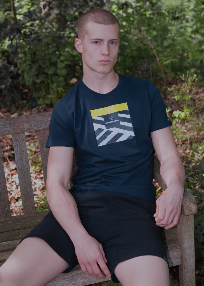 T-Shirt David - dunkelblau