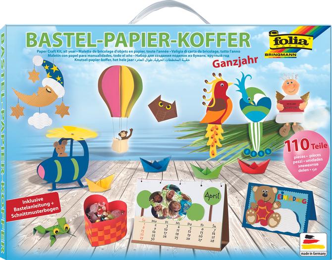 Bastel-Koffer GANZJAHR I 110-teilig