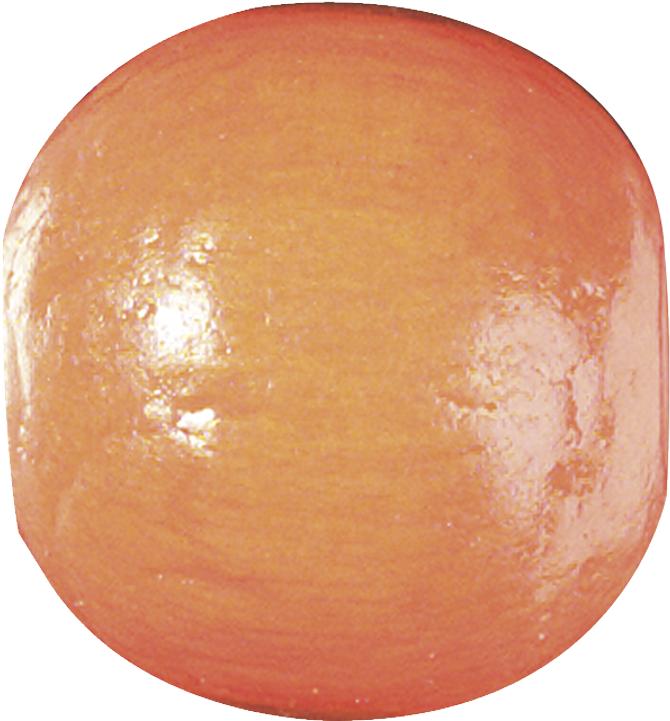 Holzperlen, Ø 12 mm, 30 Stück, orange