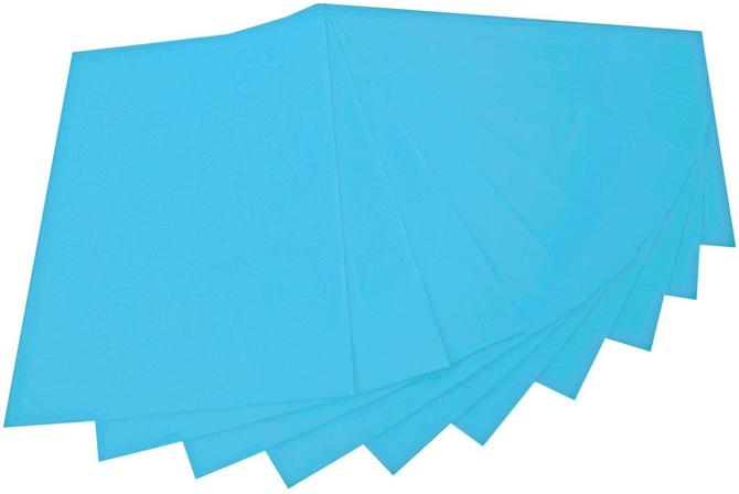 Bastelfilz 150 g/m², 20 x 30 cm, 10 Blatt, hellblau
