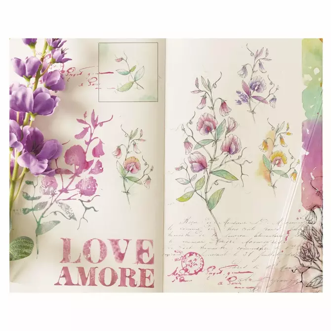 Clear Stamp Set "Love letters by Willow W.", 13-tlg, 12,7x20,3cm 