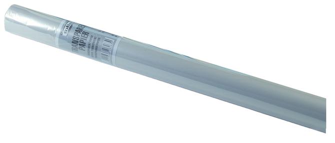 Transparentpapierrolle 80g/m², 63cmx10m 1 Rolle, weiß transparent