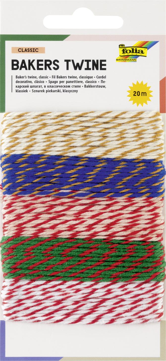 Bakers Twine "classic", 2mm, 5x4m, 20m