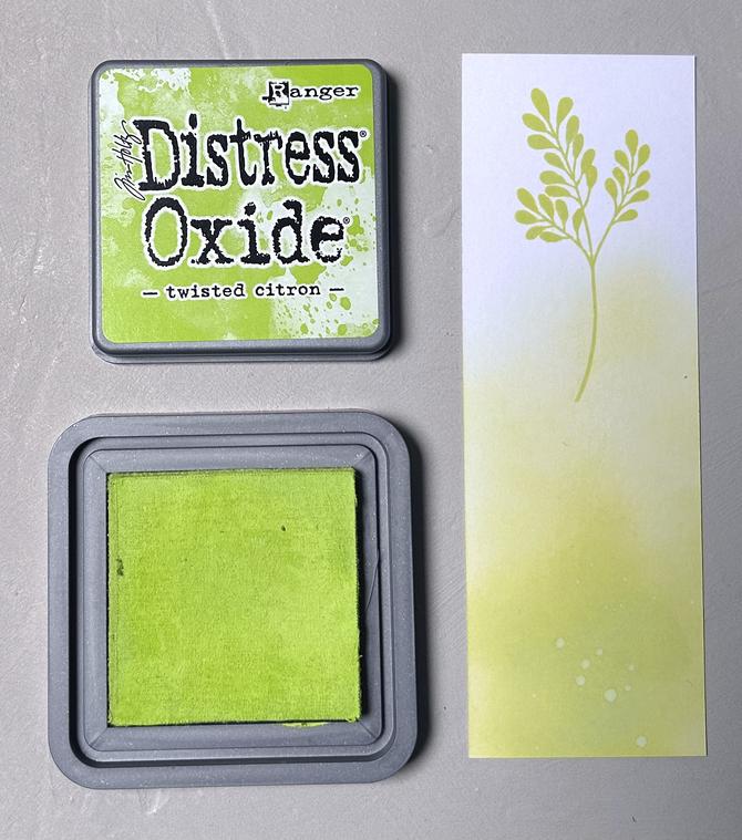 Stempelkissen Distress OXIDE, "twisted citron" 7,5x7,5cm 