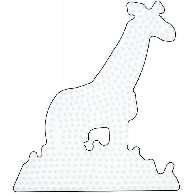 Stiftplatte Midi für Bügelperlen, "Giraffe"