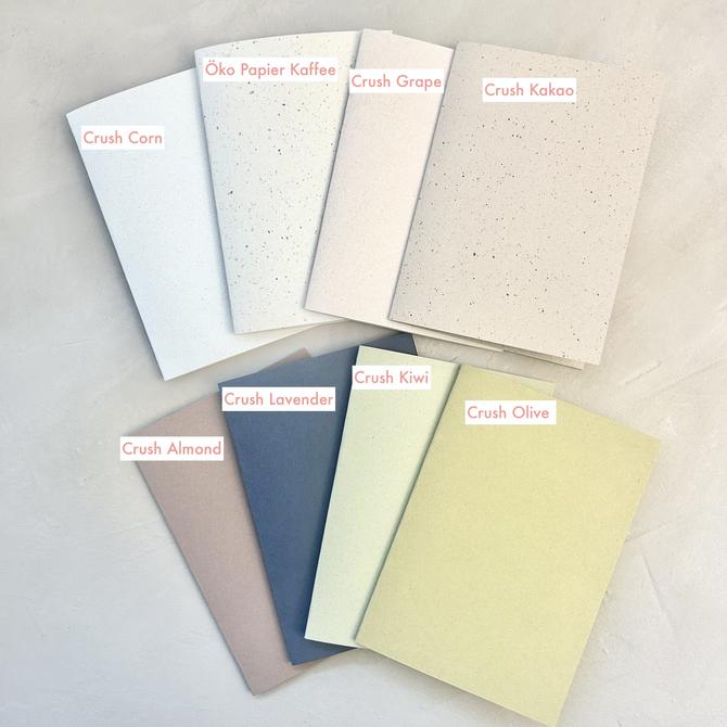 Öko Kartenpapier "Crush " A5, 250g/qm, 5 Stück, ungefalzt