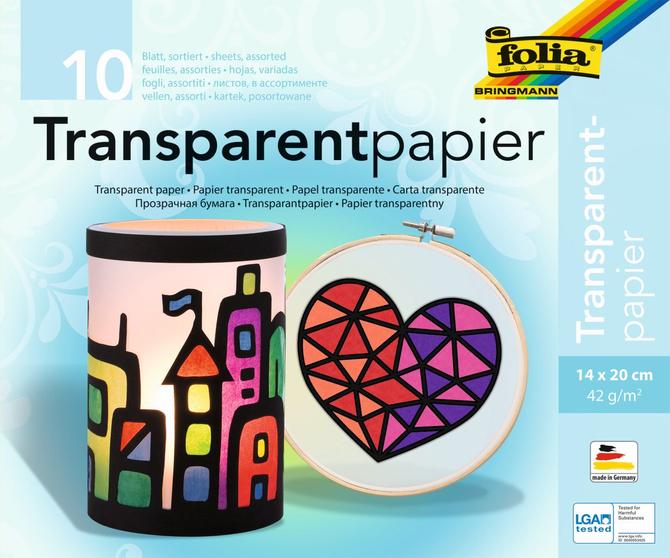 Transparentpapierheft 42 g/m², 14 x 20 cm