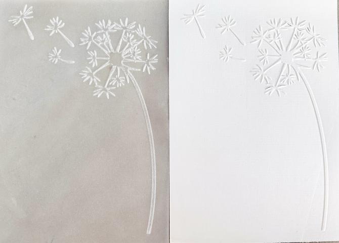 Embossing Folder Prägeschablone "Pusteblume" 11x14,5cm