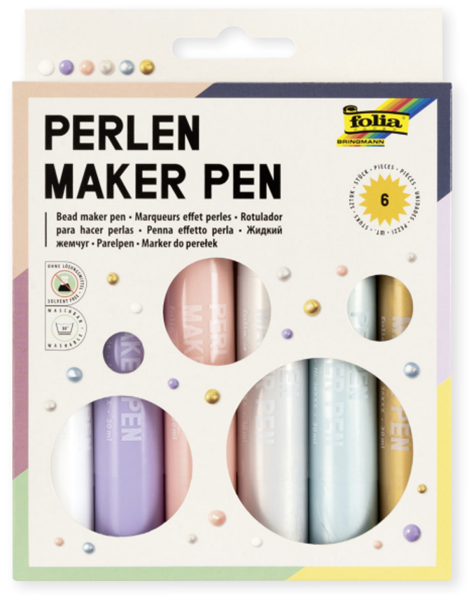PERLEN MAKER PEN "HAPPY 3D PAINTING" ...kinderleicht Perlen in 3D-Optik malen !