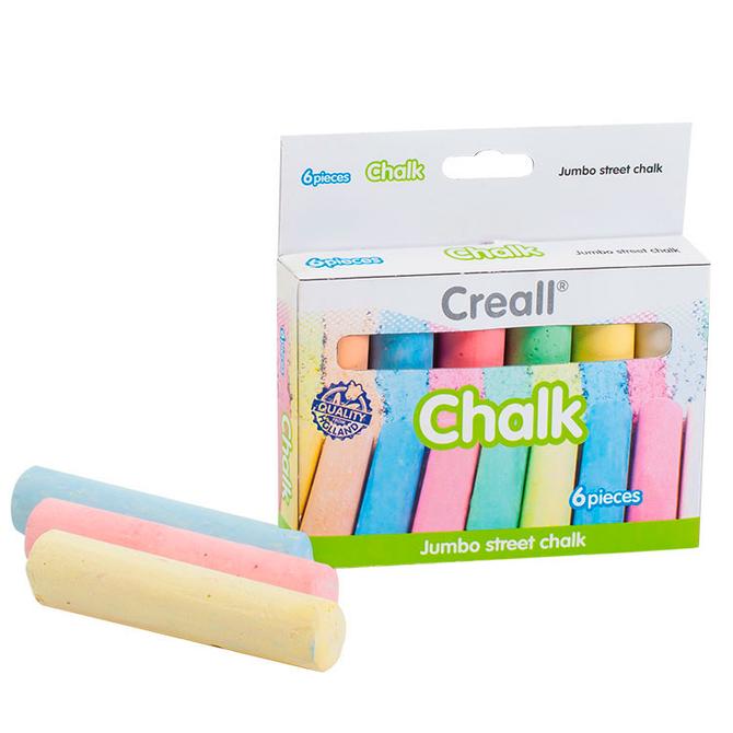 Creall chalk, große, runde Straßenmalkreide bester Qualität !