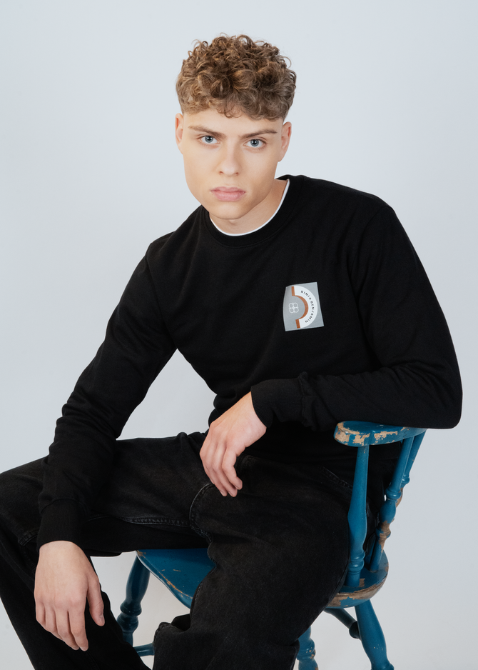 Sweatshirt Brian - schwarz