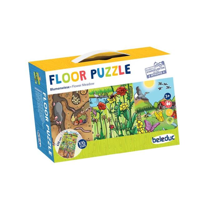 Bodenpuzzle "Entdecke die Blumenwiese"