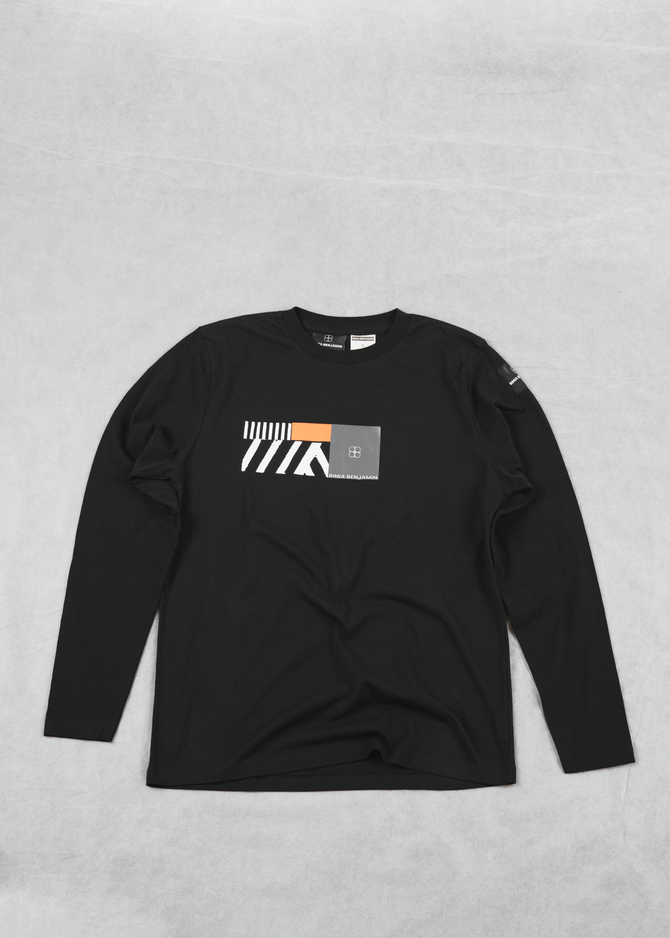 Longsleeve Xavier - schwarz