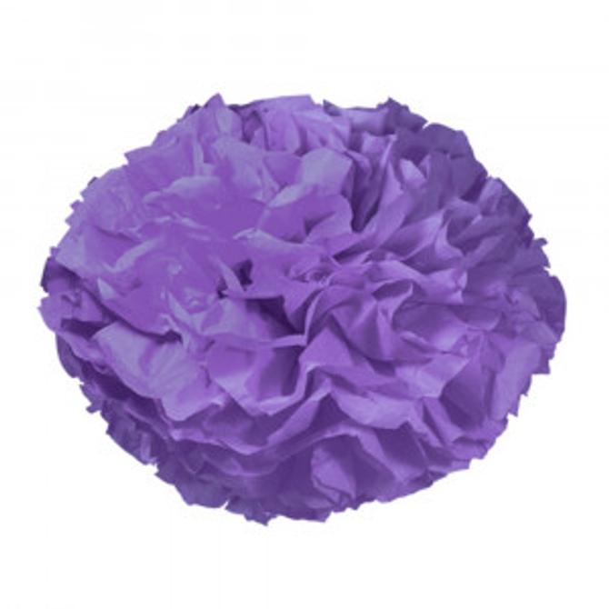 Papier Pompons lila - 10 Bogen
