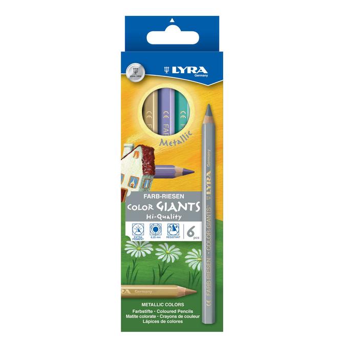 LYRA Farb-Riesen® Metallic, 6er Packung sortiert