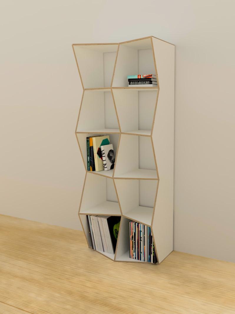 Schmales Regal für die Wand weiß kaufen