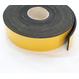 Zellkautschukstreifen 10x3mm 10m EPDM schwarz einseitig selbstklebend Streifen Dichten