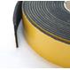 Zellkautschukstreifen 10x3mm 10m EPDM schwarz einseitig selbstklebend Streifen Dichten