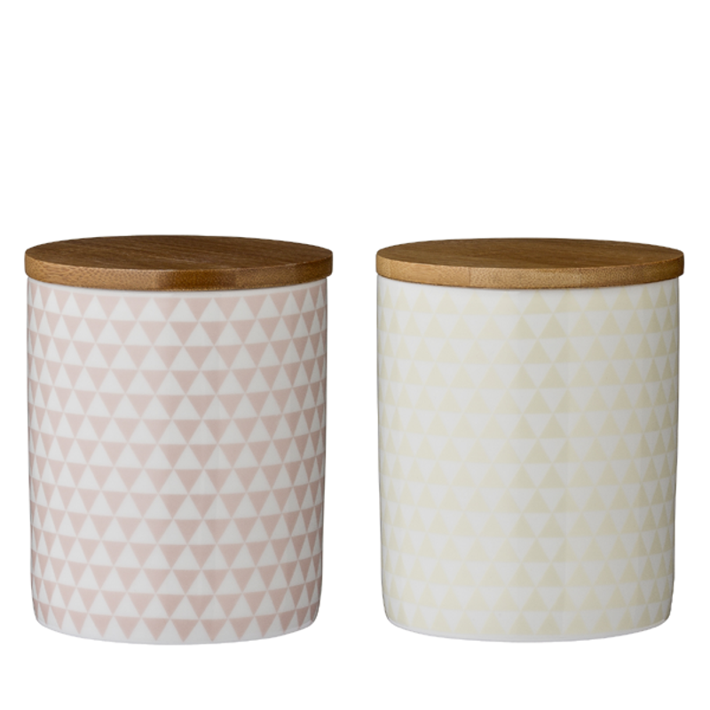 Bloomingville Keramikdosen Set "Alberte" - 2 Stück